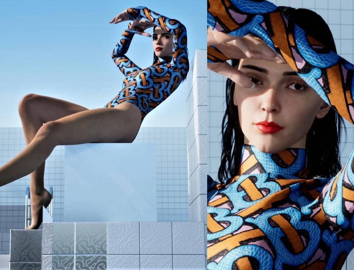 Kendall Jenner for Burberry Monogram Summer 2020 Campaign Anne